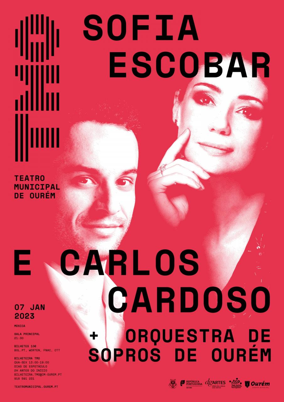 Concerto de Ano Novo com SOFIA ESCOBAR e ORQUESTRA DE SOPROS DE OURÉM, convidado CÉSAR CARDOSO